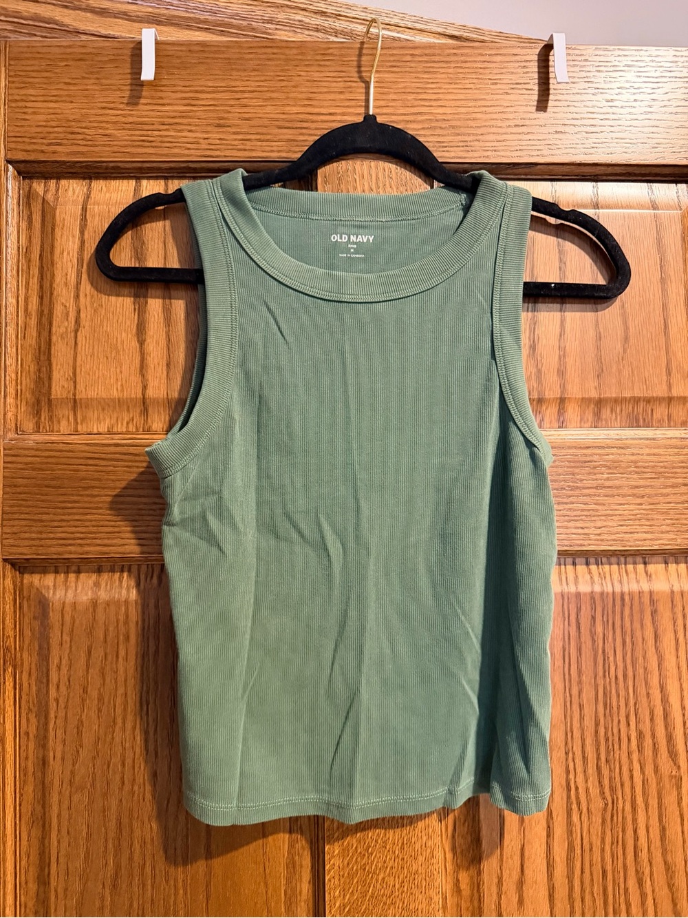 Old Navy Sage Green Ribbed Tank Top - Women's Sleeveless